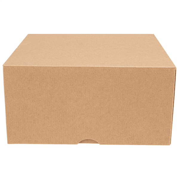 50 x Square 6 x 6 x 3" Kraft Brown Cake Boxes
