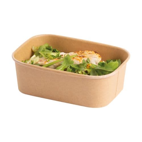 Stagione Rectangular Kraft Food Trays - Multiple Sizes (Pack of 300)