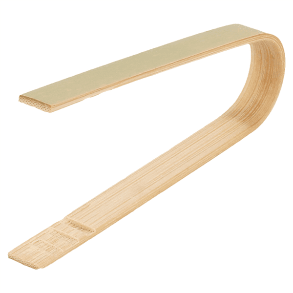 100 x Bamboo Compostable Serving Tongs - 2 Sizes