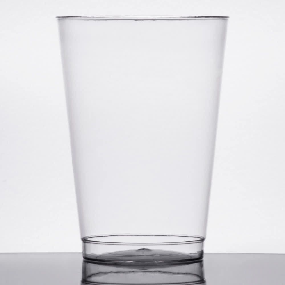 Premium Rigid Clear Plastic Tumblers (Pack of 20)