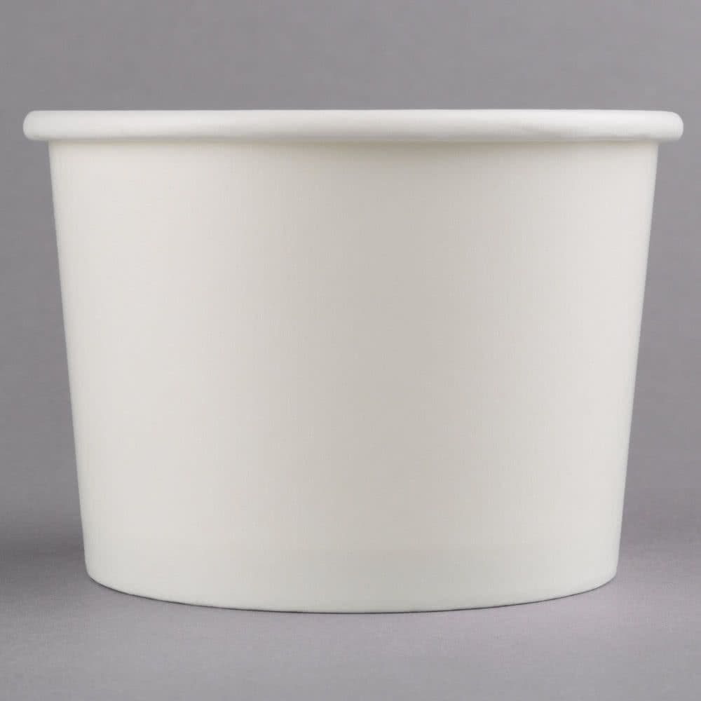 Heavy Duty White Paper Soup Tubs - Multiple Sizes (Pack of 500)