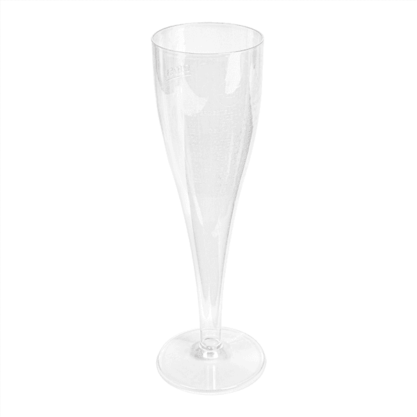 10 x Plastic Champagne Flutes