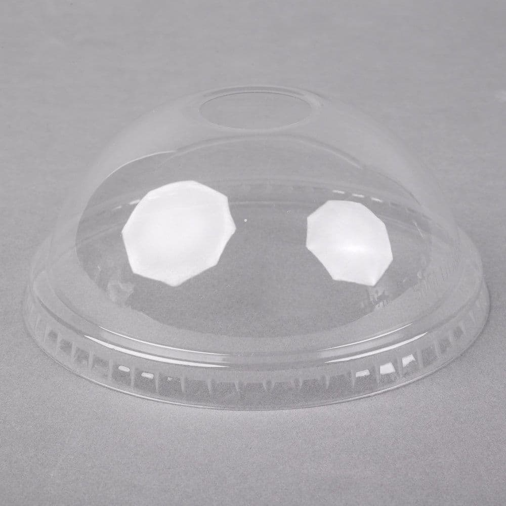50 x PET Dome Lids for PET Smoothie Cups