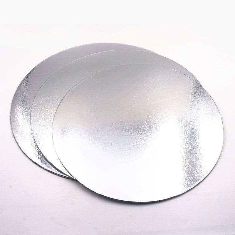 Metallic Gold and Silver Thin Card Cake Circles