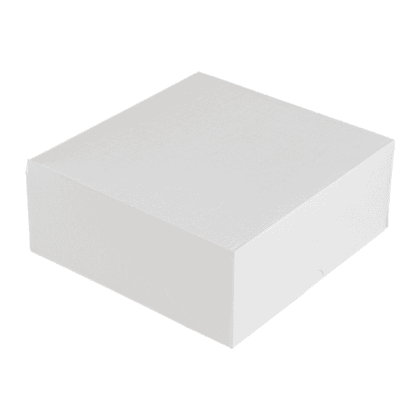 50 x Square White Cake Boxes