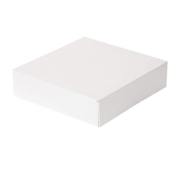 50 x Square White Cake Boxes
