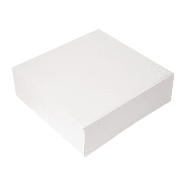 50 x Square 12.5 x 12.5 x 4" White Cake Boxes