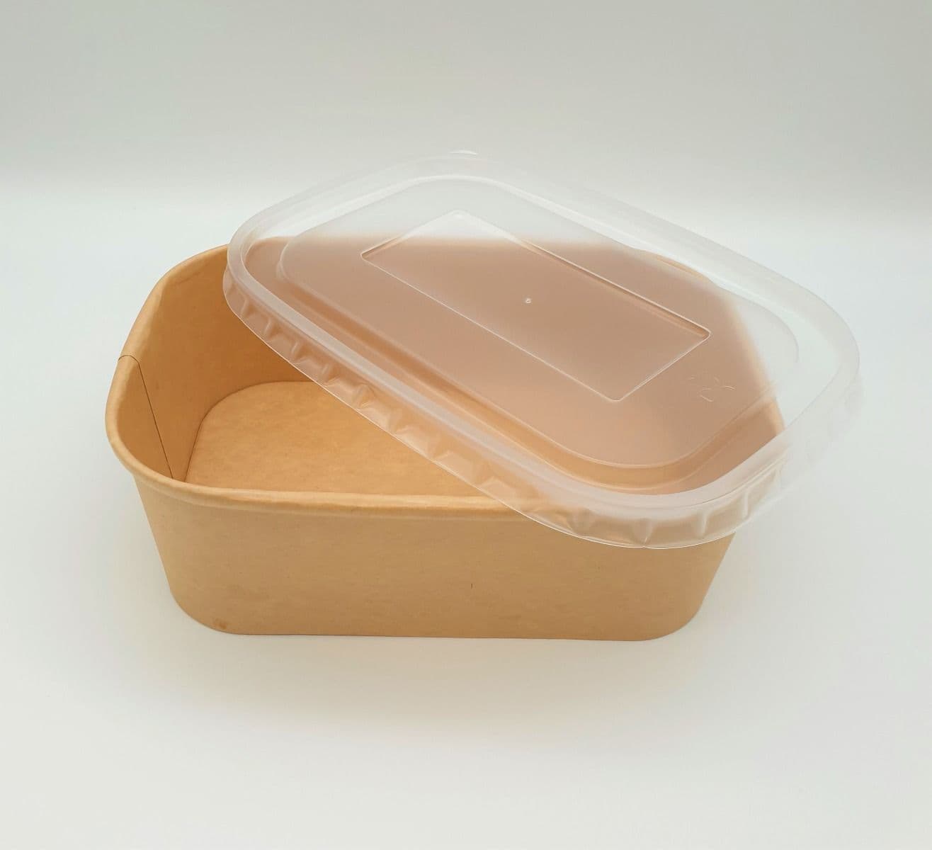300 x Rectangular Kraft Card Food Bowls (3 Sizes Available)