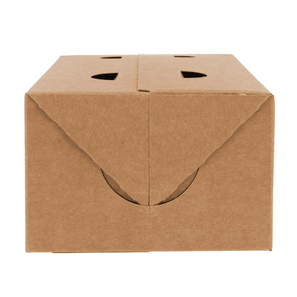 50 x Kraft Card Vented Takeaway Food Boxes