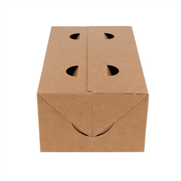 50 x Kraft Card Vented Takeaway Food Boxes