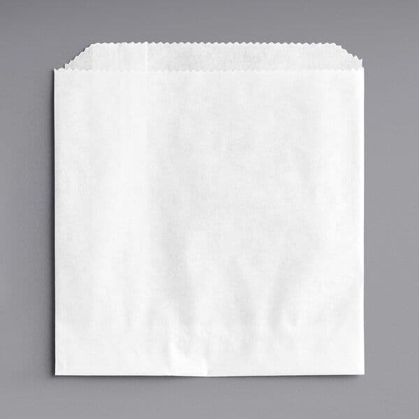 1000 x Grease Resistant Square Paper Bags