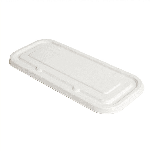 50 x Lid For Long Bagasse Food Trays