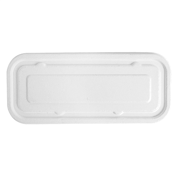 50 x Lid For Long Bagasse Food Trays