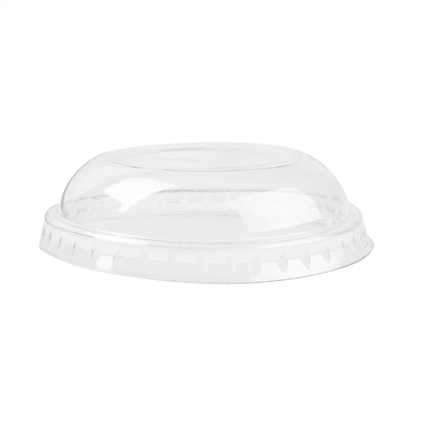 Dome Lid for Kraft Brown & Black Ice Cream Tubs