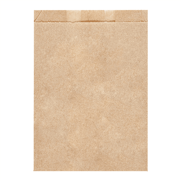 500 x Gusseted Kraft Brown Paper Bakery Bag