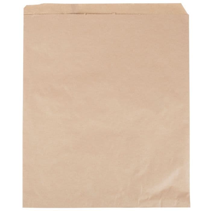 500 x Kraft Brown Paper Counter Bags - 14 x 18"