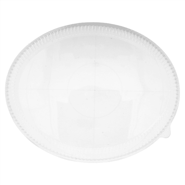 50 x PET Plastic Dome Lid For Oval Bagasse Plate