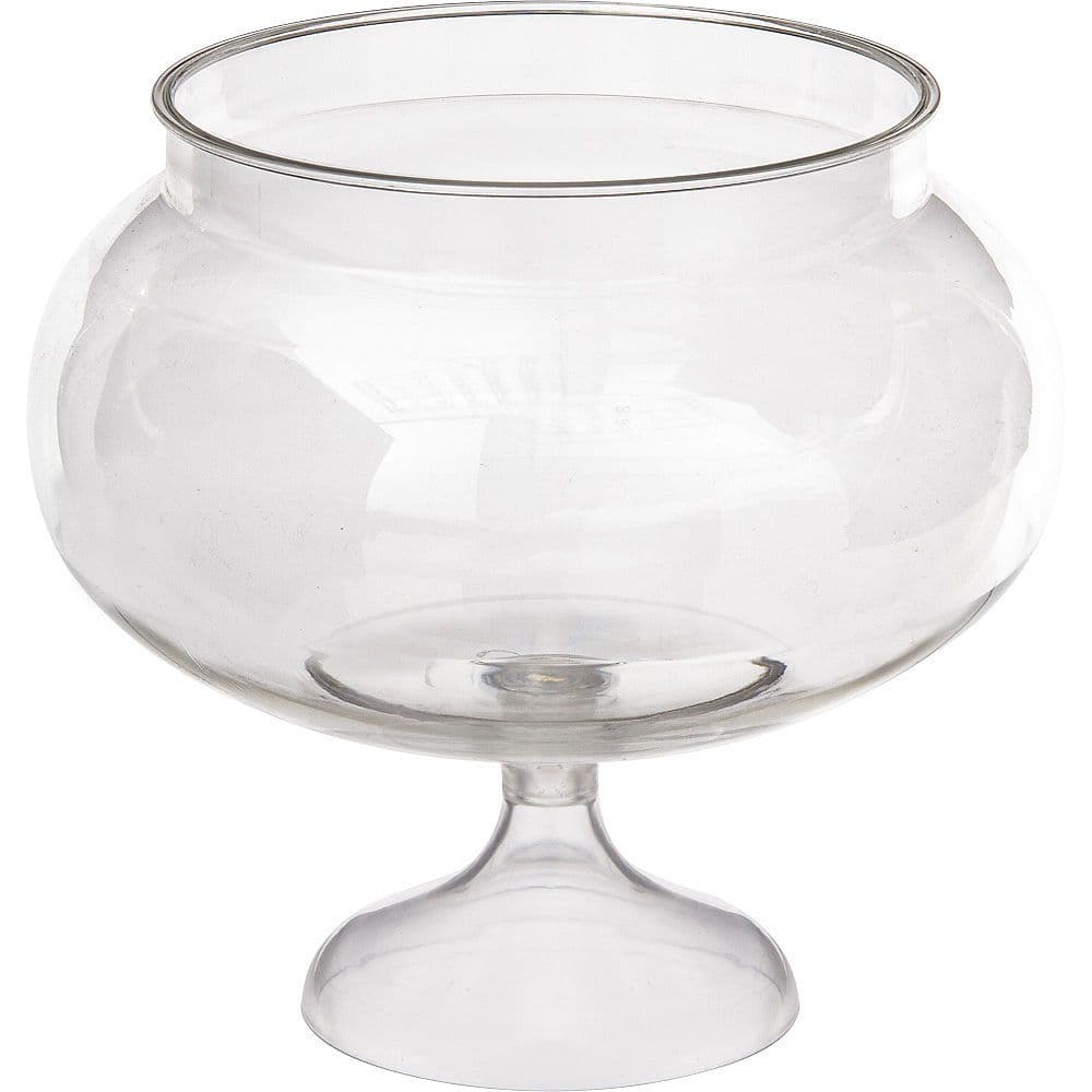 Reusable Clear Plastic Pedestal Sweet Bowl