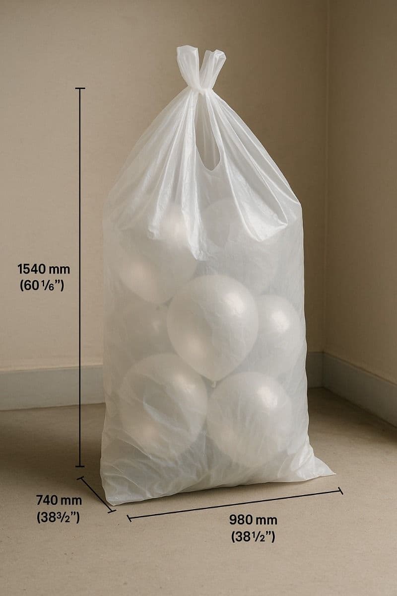 200 x Extra Large Balloon Transport Bags