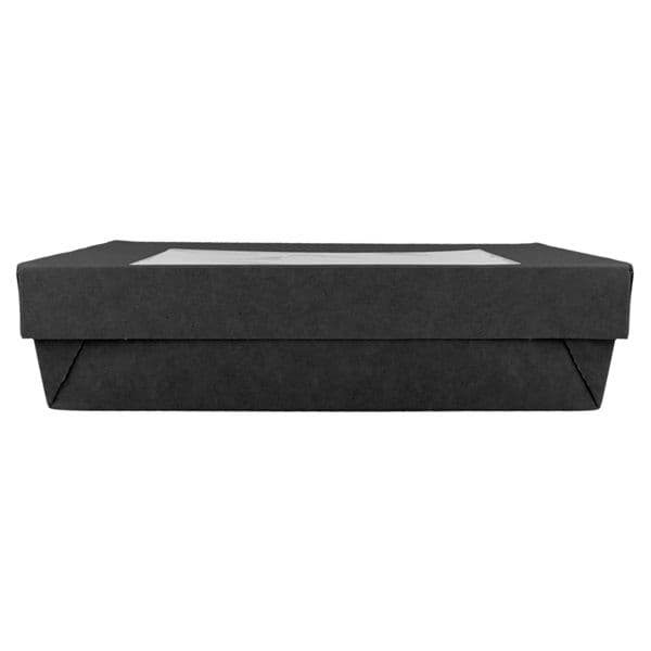 Black Kray Food Boxes and Lids - Multiple Sizes