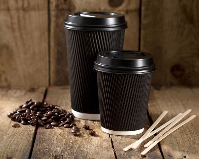 Ripple Triple Wall Hot Drink Cups - Multiple Sizes