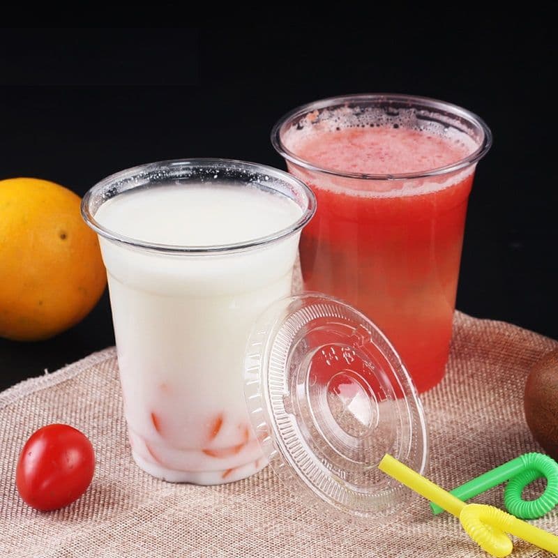 50 x PET Clear Plastic 12oz Smoothie Cups