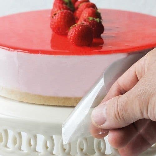 Clear Polypropylene Cake Collar for Large Cakes