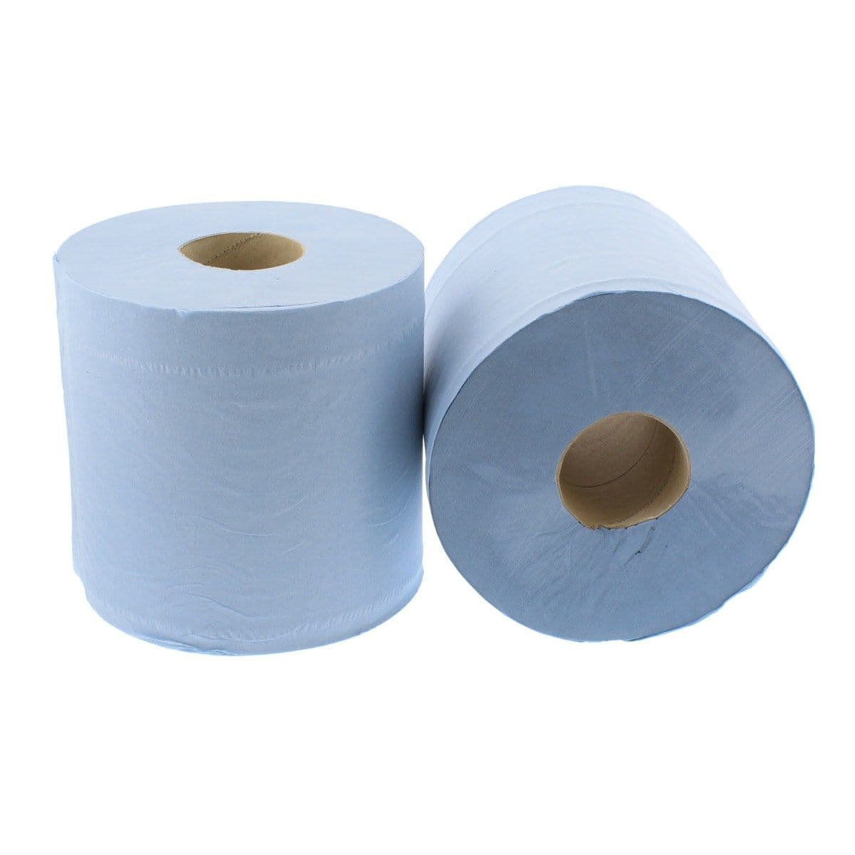 2 Ply Blue Centre Feed Wiping Roll