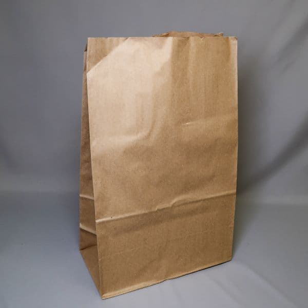 100 x Medium Brown Kraft SOS Grab Bag