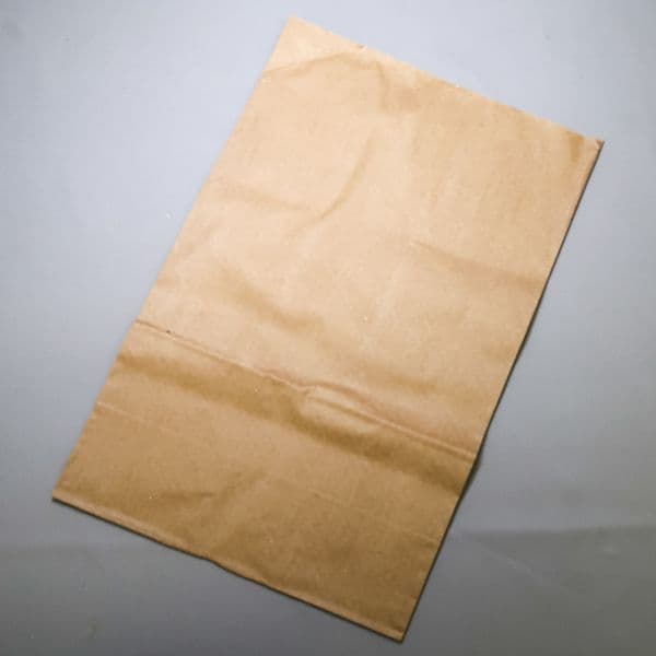 100 x Medium Brown Kraft SOS Grab Bag