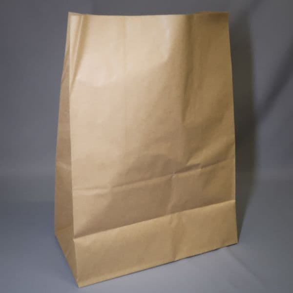 100 x Large Brown Kraft SOS Paper Grab Bag