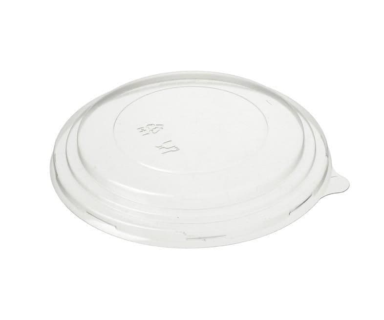 300 x PET Clear Plastic Lids for Kraft Card Salad Bowls