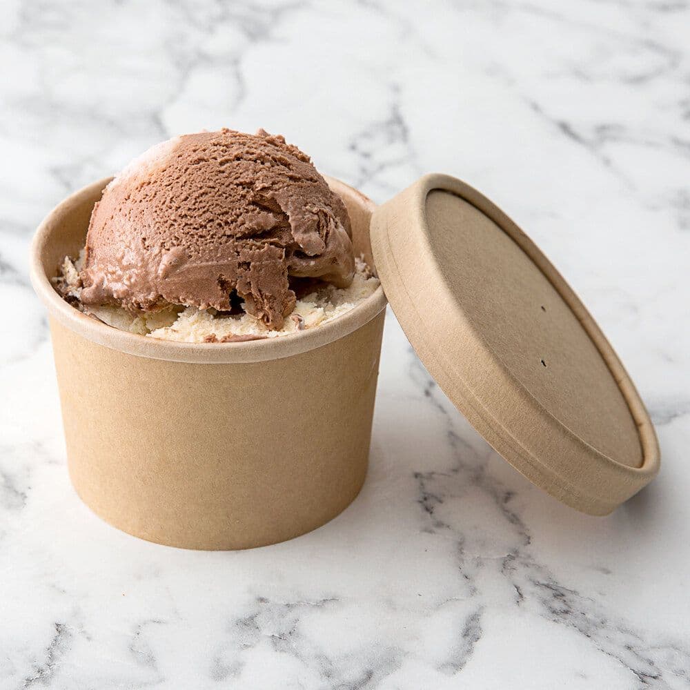 500 x Kraft Brown Paper Soup Tubs - Multiple Sizes