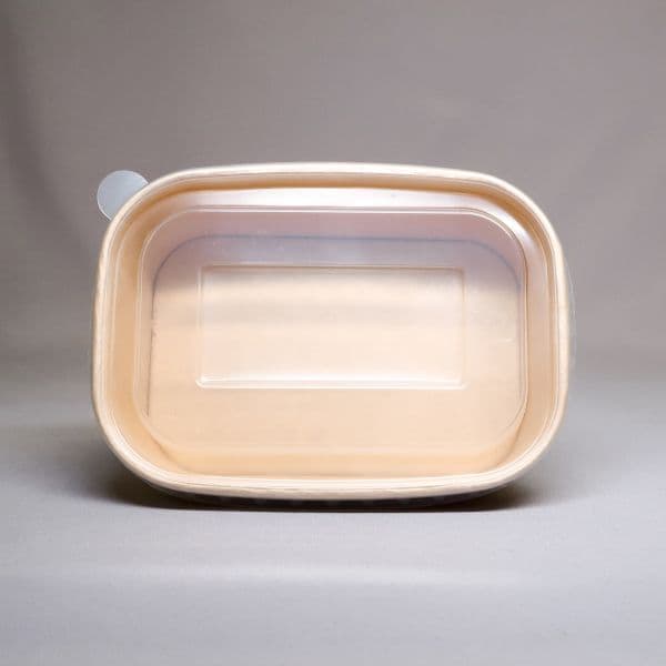 300 x Rectangular 750ml Kraft Card Food Bowl
