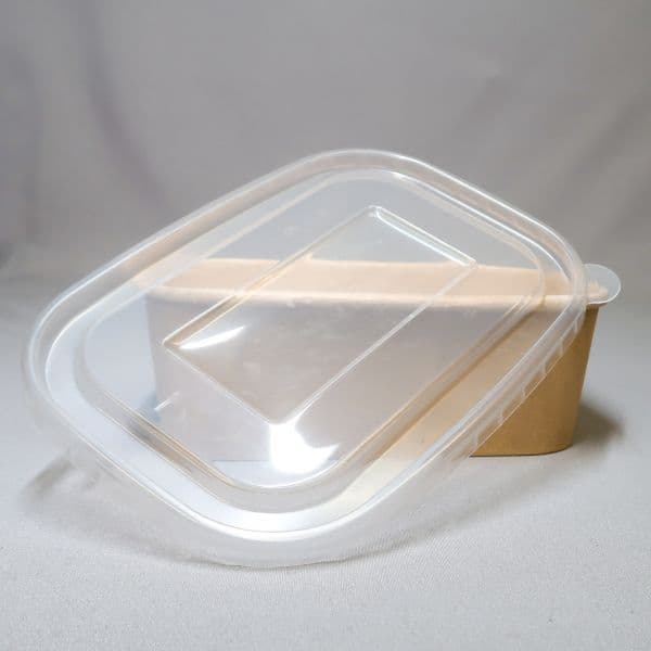 300 x Rectangular 750ml Kraft Card Food Bowl