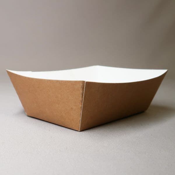 500 x Colpac Mini Kraft Open Food Tray