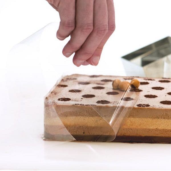 Clear Polypropylene Cake Collar for Large Cakes