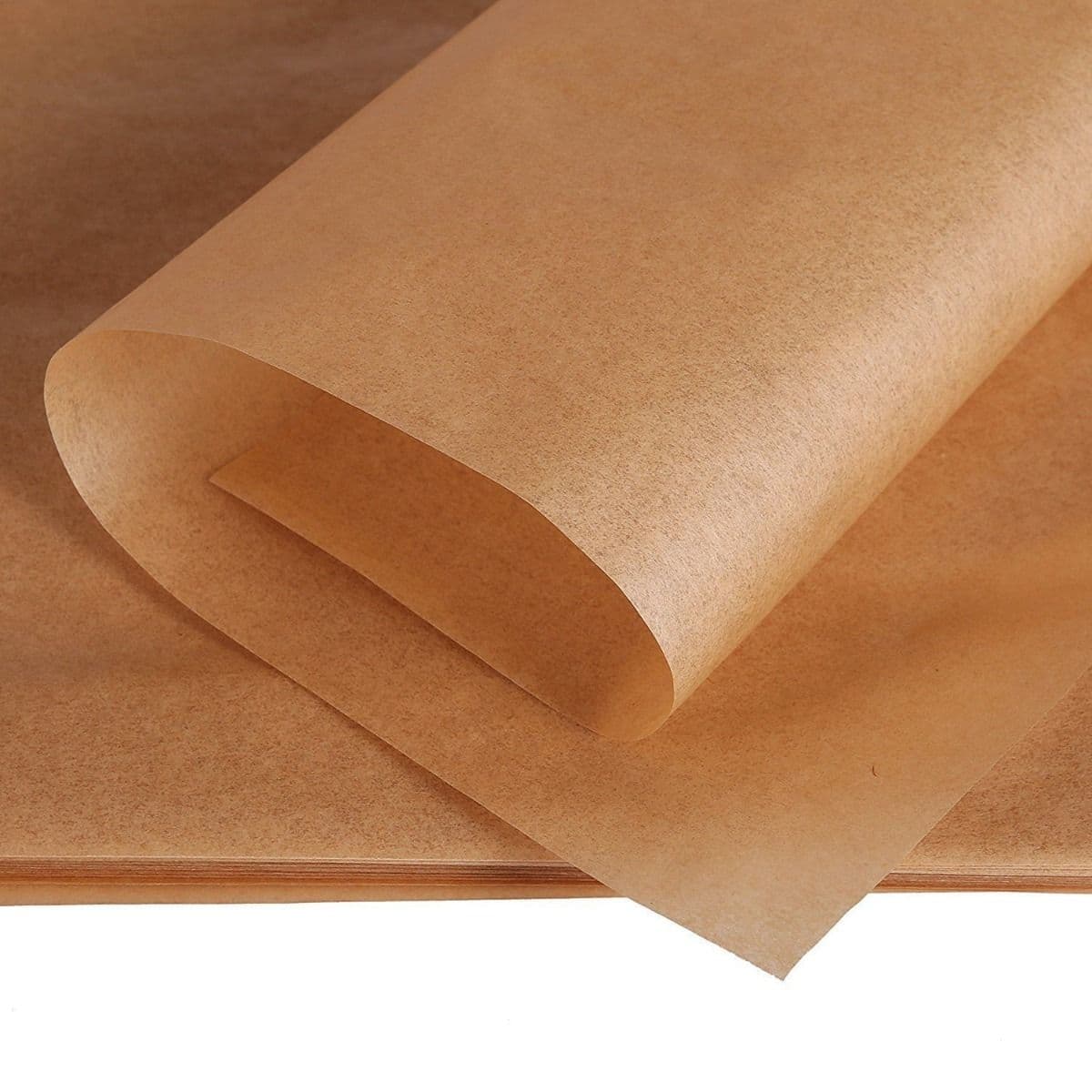 480 x Brown 18 x 30"/450 x 750mm Silicone Treated Greaseproof Paper Sheets