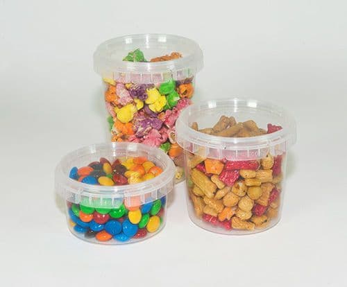 Round Tamper Evident Containers and Lids - Multiple Sizes