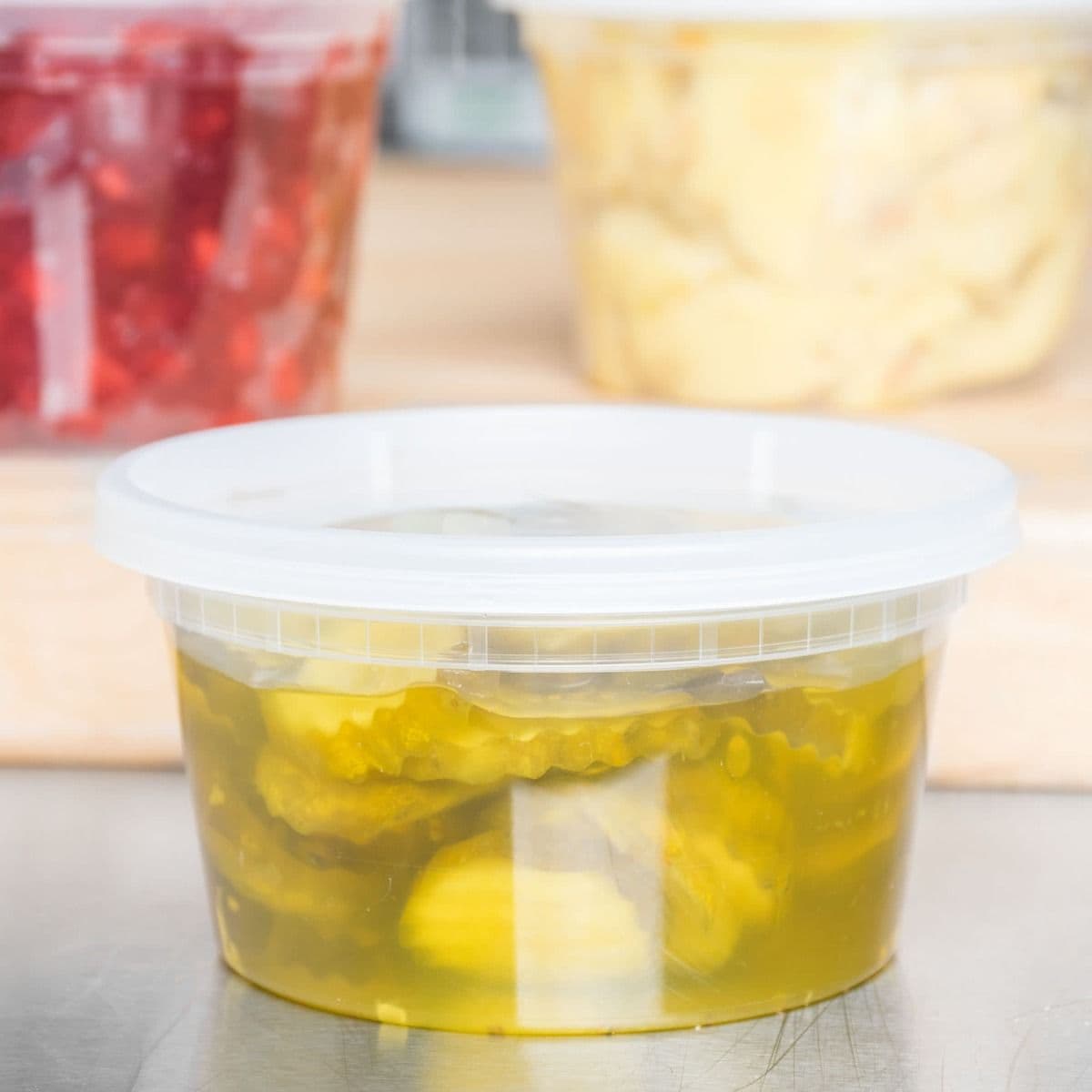 8 x 12oz Round Microwaveable Tubs and Lids Retail Pack