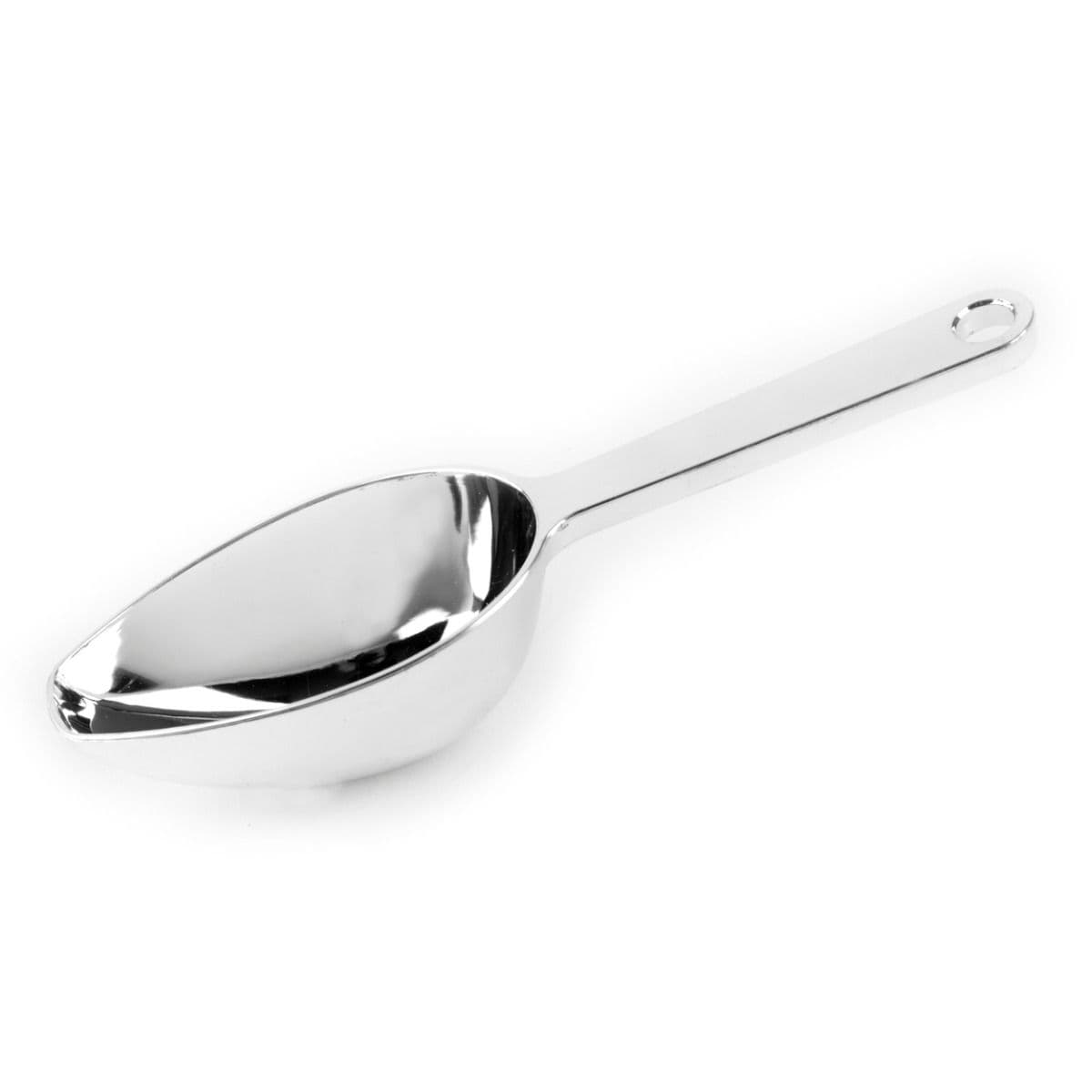 Reusable Silver Plastic Candy Scoop