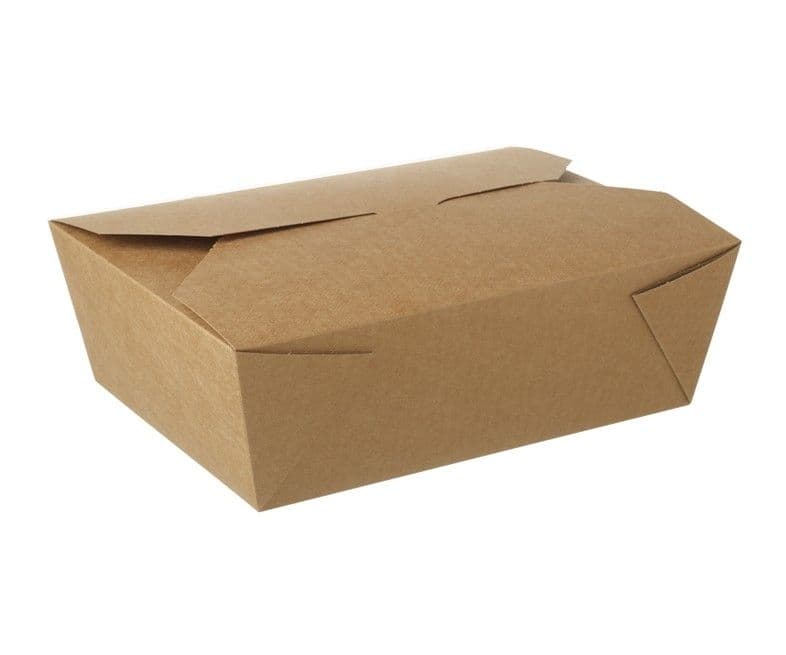 Kraft Card Takeaway Food Boxes - Multiple Sizes