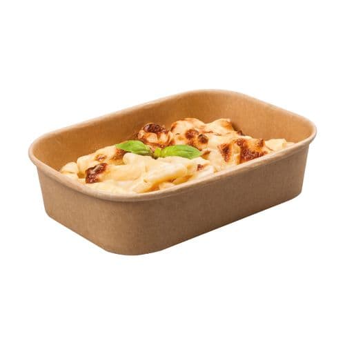 Stagione Rectangular Kraft Food Trays - Multiple Sizes (Pack of 300)