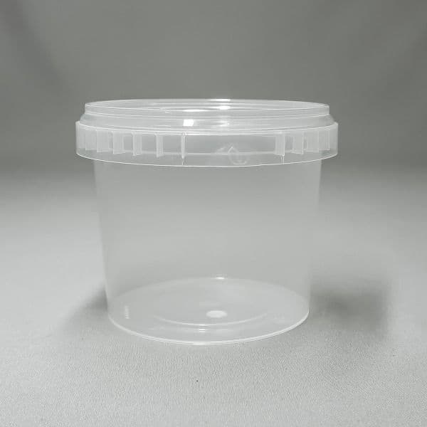 585 x Round 365ml Tamper Evident Containers and Lids