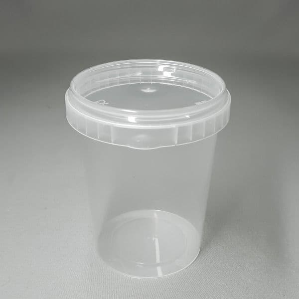 405 x 520ml Round Tamper Evident Containers and Lids