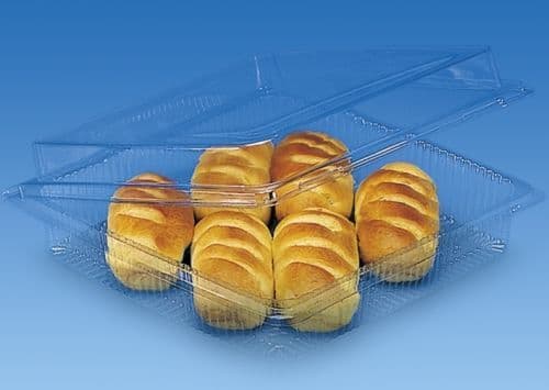 Traitipack Hinged Clear Bakery Container (Pack of 180 )