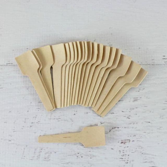 100 x Wooden Ice Cream Spade - 95mm Length